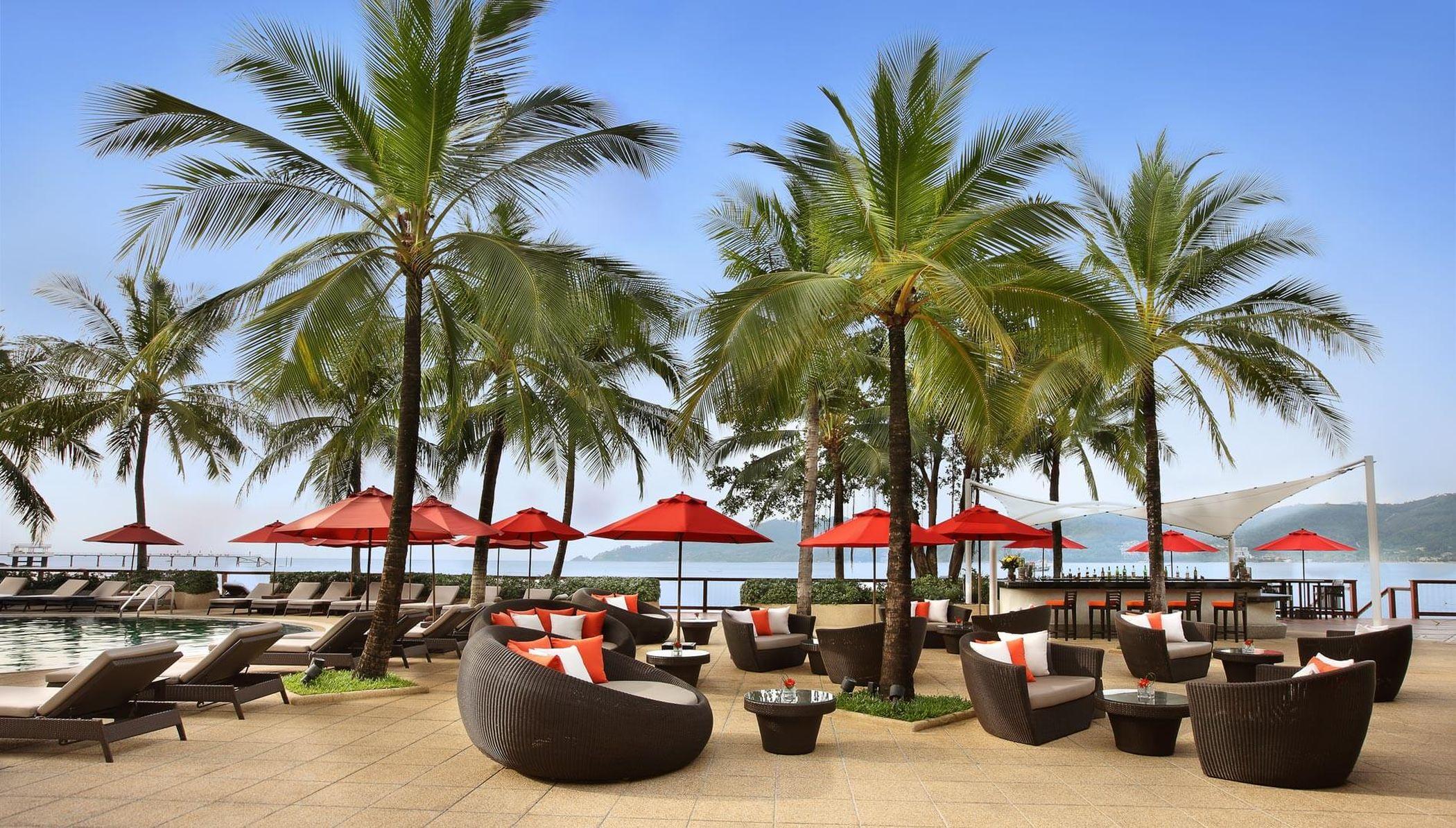 Amari Phuket Hotel Patong Exterior photo Beachfront lounge at the hotel