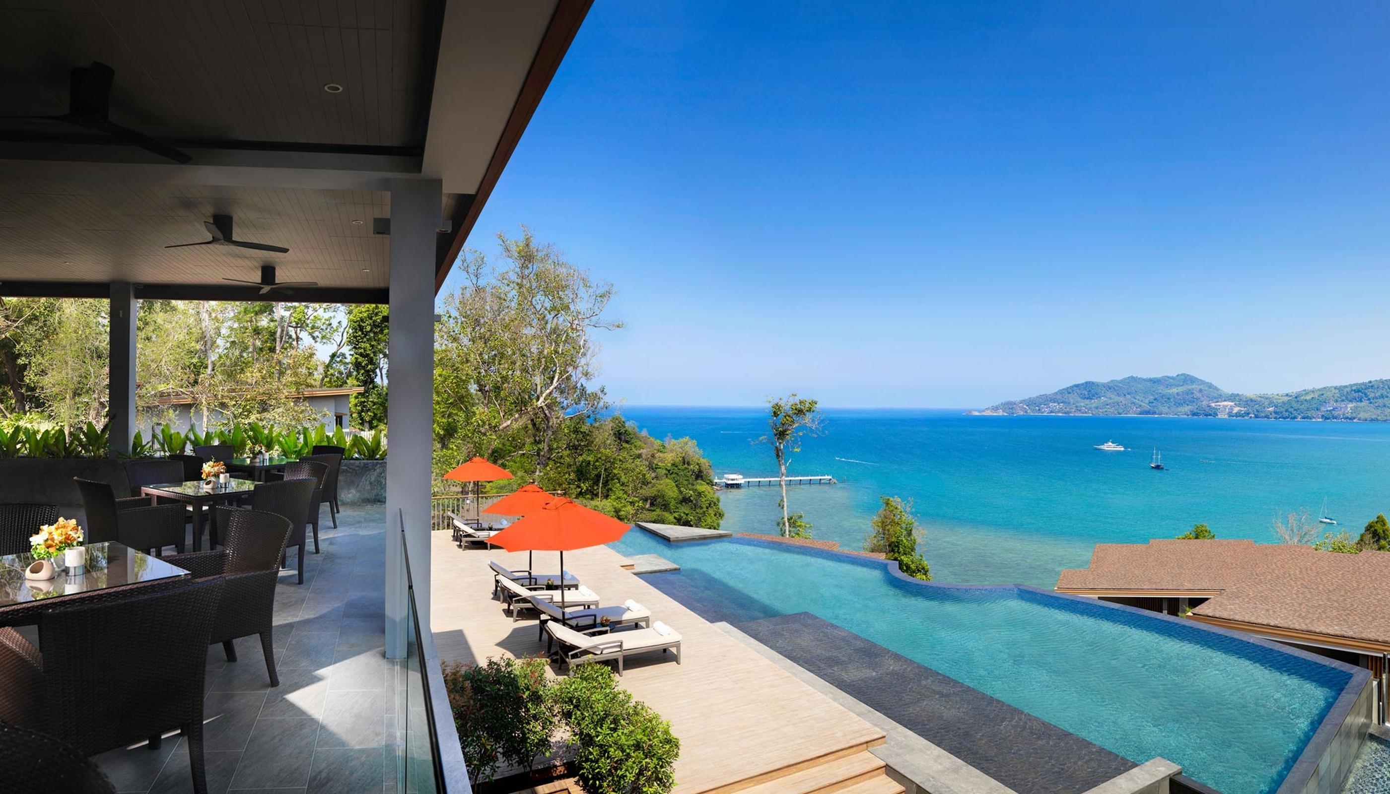 Amari Phuket Hotel Patong Exterior photo View from the pool at the resort